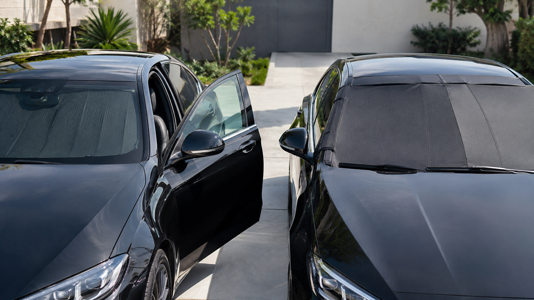 Interior vs Exterior Windshield Sun Shades: Which One Is Better for Your Car?