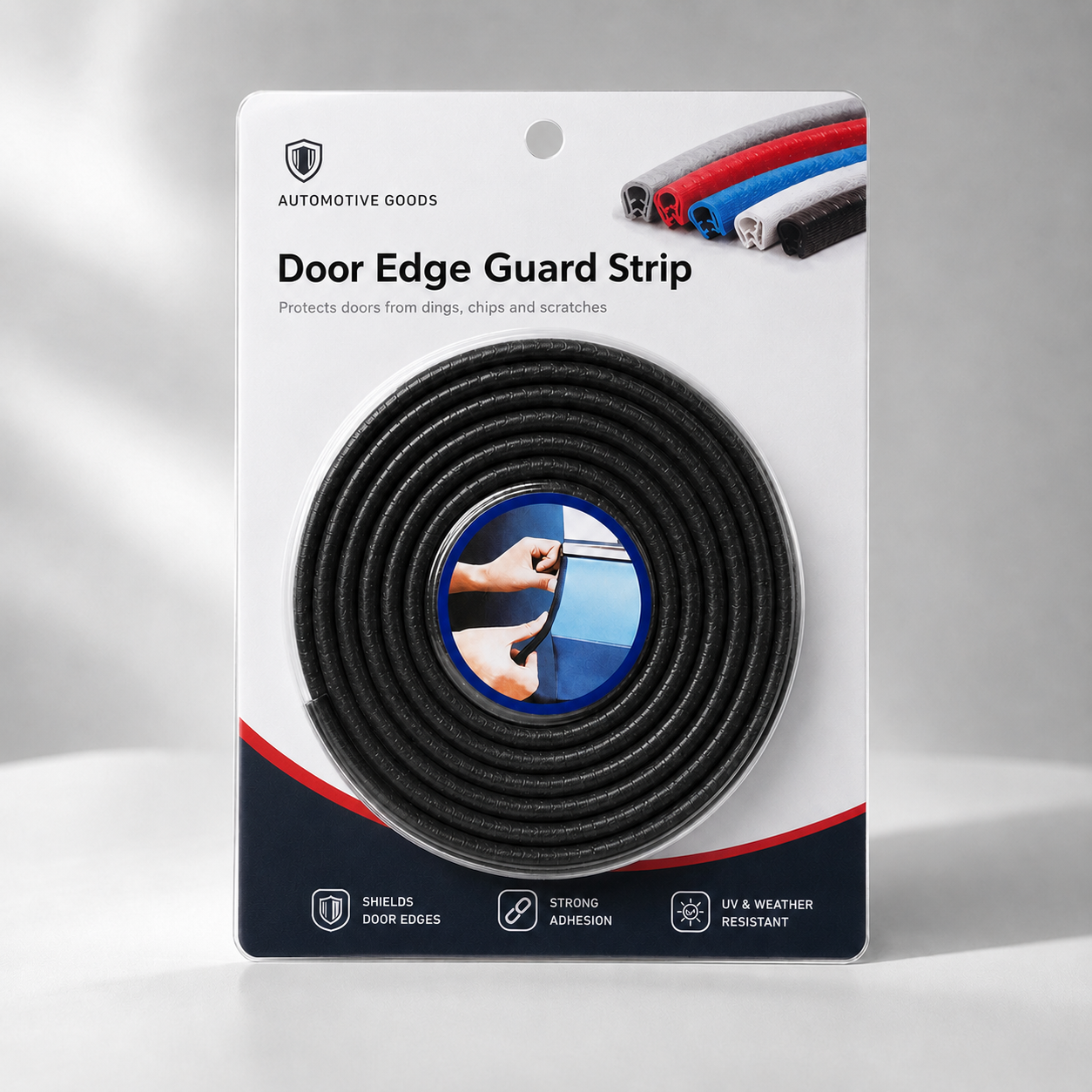 U-Channel Car Door Edge Guard Trim – 5M Anti-Scratch Protective Strip
