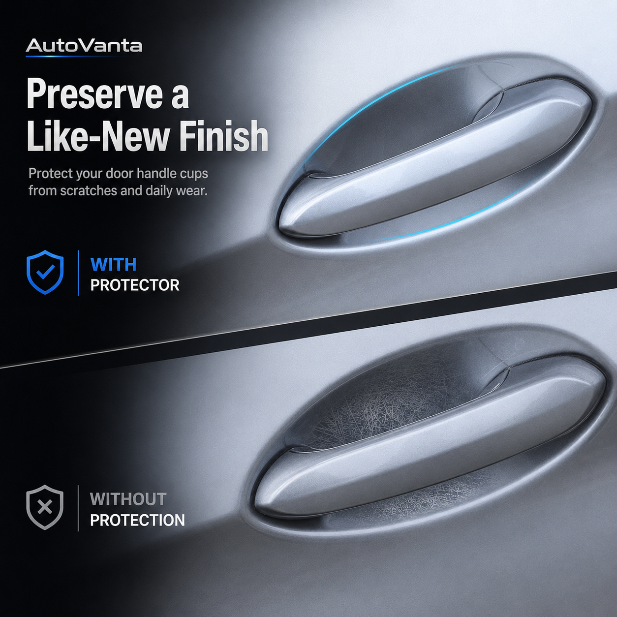 Clear Car Door Handle Protector Film – Anti-Scratch Paint Guard