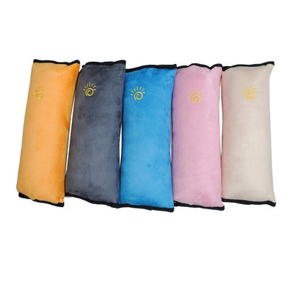 Soft Suede Seat Belt Shoulder Pad – Car Travel Comfort Cushion