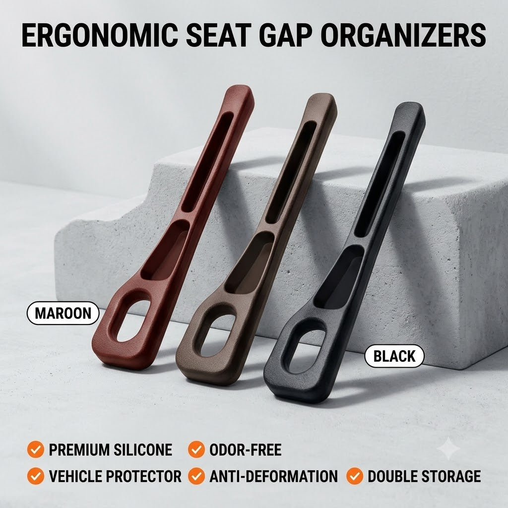 Car seat gap filler organizers for phones keys cards and small daily items