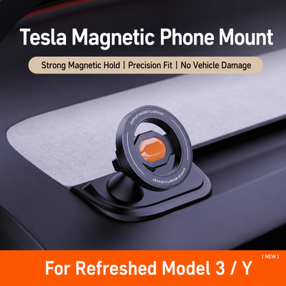 A-Pillar MagSafe-Compatible Phone Mount for Refreshed Tesla Model 3 2024–2026 & Model Y 2025–2026