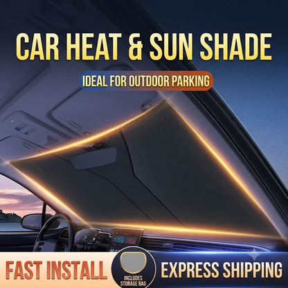 Foldable Windshield Sun Shade – Heat & UV Interior Protection