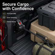 Retractable Ratchet Tie-Down System for Selected Ford F-150 Trucks – Single Unit