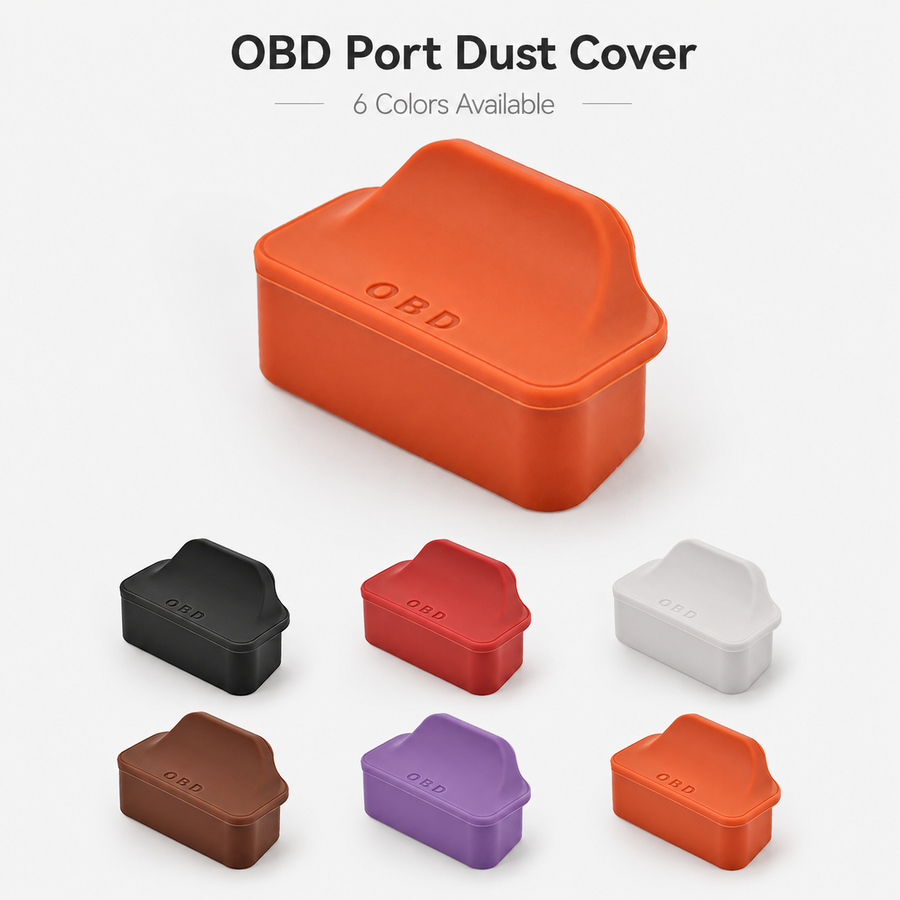 Universal OBD Port Dust Cover – Silicone Diagnostic Connector Protector