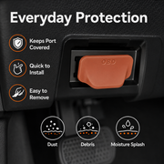 Universal OBD Port Dust Cover – Silicone Diagnostic Connector Protector