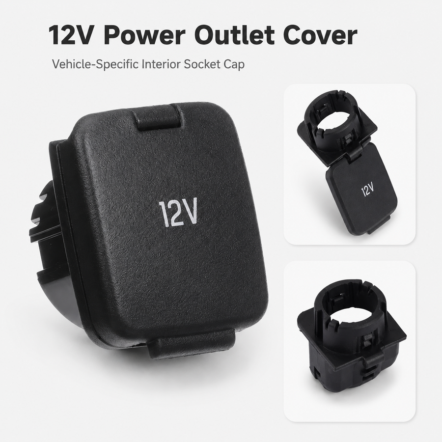 12V Power Outlet Cover for Ford F-150 2011–2017 – Socket Dust Cap