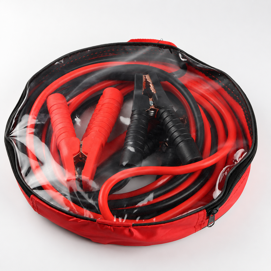 4M 2000A heavy-duty jumper cables with carrying case