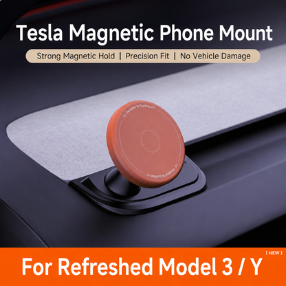 A-Pillar MagSafe-Compatible Phone Mount for Refreshed Tesla Model 3 2024–2026 & Model Y 2025–2026