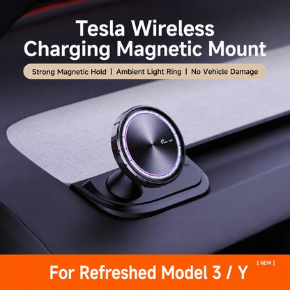 A-Pillar MagSafe-Compatible Phone Mount for Refreshed Tesla Model 3 2024–2026 & Model Y 2025–2026