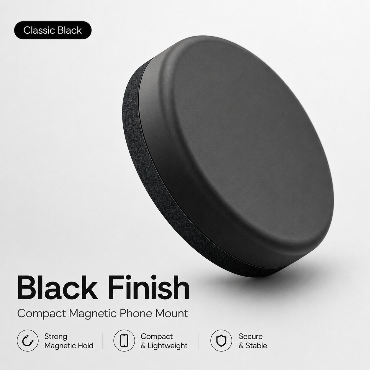 Universal Dashboard Magnetic Phone Mount with Adhesive Base