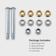 Steel Front Door Hinge Pin Bushing Repair Kit for Ford Lincoln Mercury