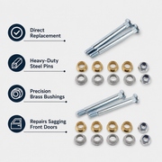 Steel Front Door Hinge Pin Bushing Repair Kit for Ford Lincoln Mercury