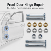 Steel Front Door Hinge Pin Bushing Repair Kit for Ford Lincoln Mercury