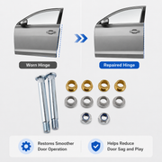Steel Front Door Hinge Pin Bushing Repair Kit for Ford Lincoln Mercury