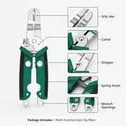 Multi-Function Automotive Hose Clamp & Clip Removal Pliers