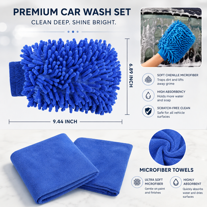 Car Interior Detailing Brush Set – Soft Brushes for Vents & Dashboard