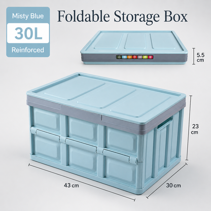 Foldable Trunk Organizer – Collapsible Cargo Storage Box