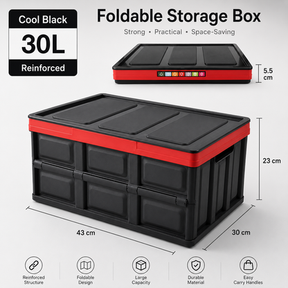 Foldable Trunk Organizer – Collapsible Cargo Storage Box