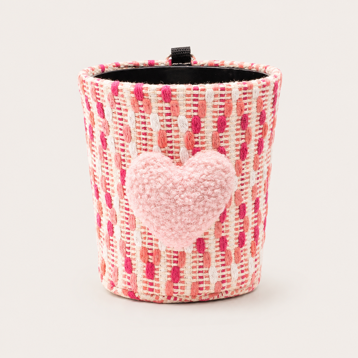 Woven Heart Car Trash Can – Hanging Interior Organizer
