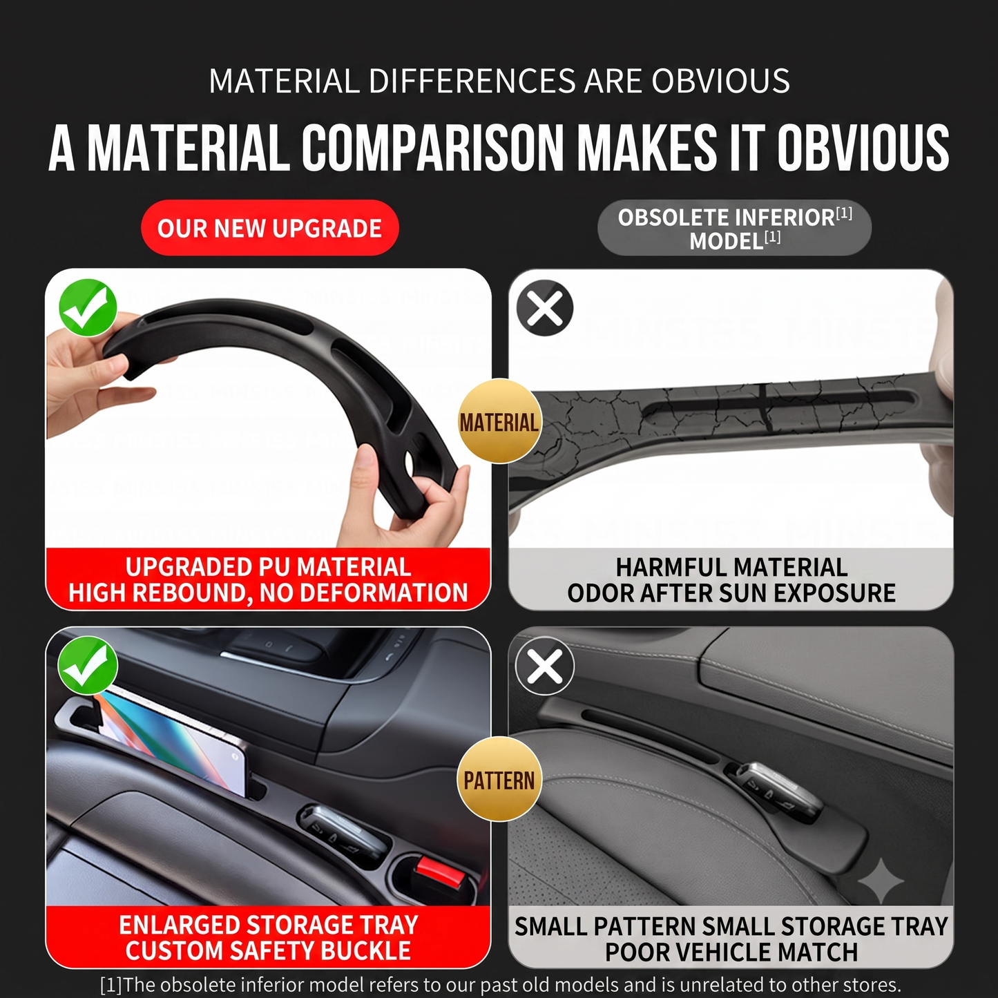 Car Seat Gap Filler Organizer – Universal Interior Storage Tray