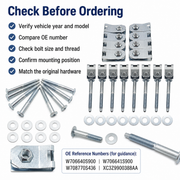 Truck Bed Mounting Hardware Bolt Kit for Ford Super Duty F-250 / F-350 / F-450