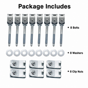 Truck Bed Mounting Hardware Bolt Kit for Ford Super Duty F-250 / F-350 / F-450