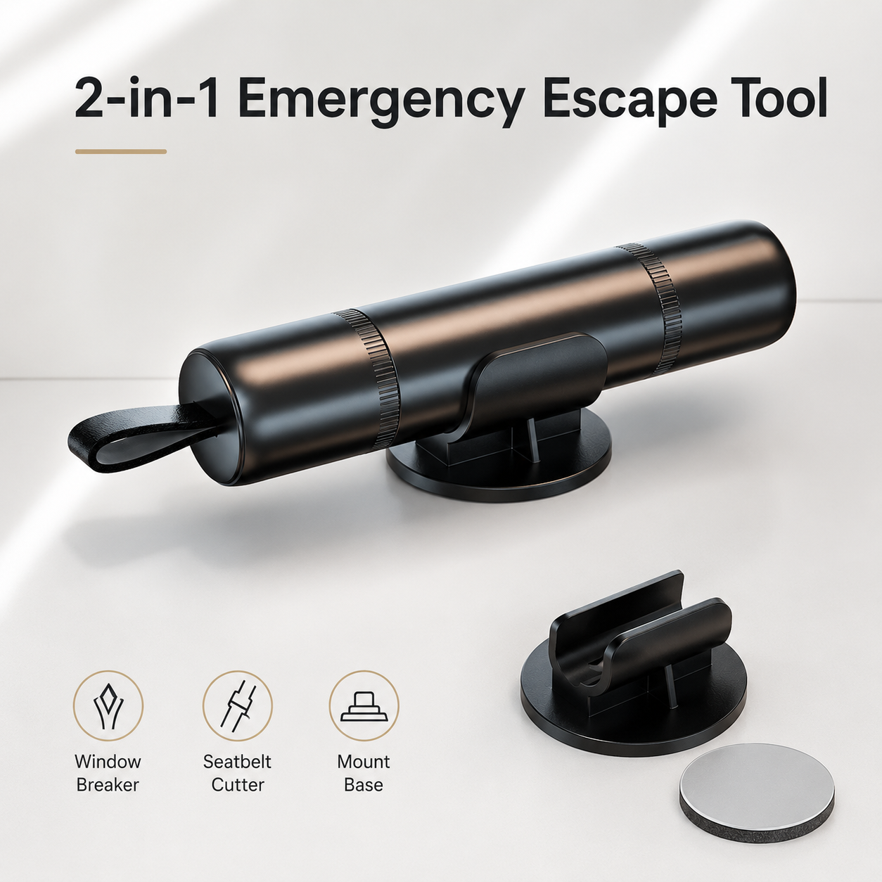 Emergency Car Safety Hammer with Seat Belt Cutter