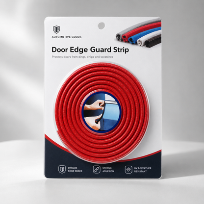 U-Channel Car Door Edge Guard Trim – 5M Anti-Scratch Protective Strip