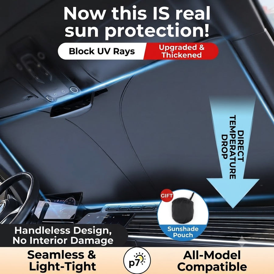 Foldable Windshield Sun Shade – Heat & UV Interior Protection