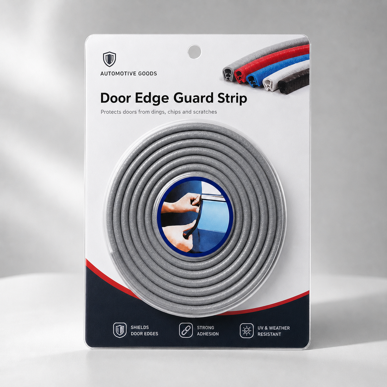 U-Channel Car Door Edge Guard Trim – 5M Anti-Scratch Protective Strip