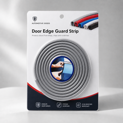 U-Channel Car Door Edge Guard Trim – 5M Anti-Scratch Protective Strip