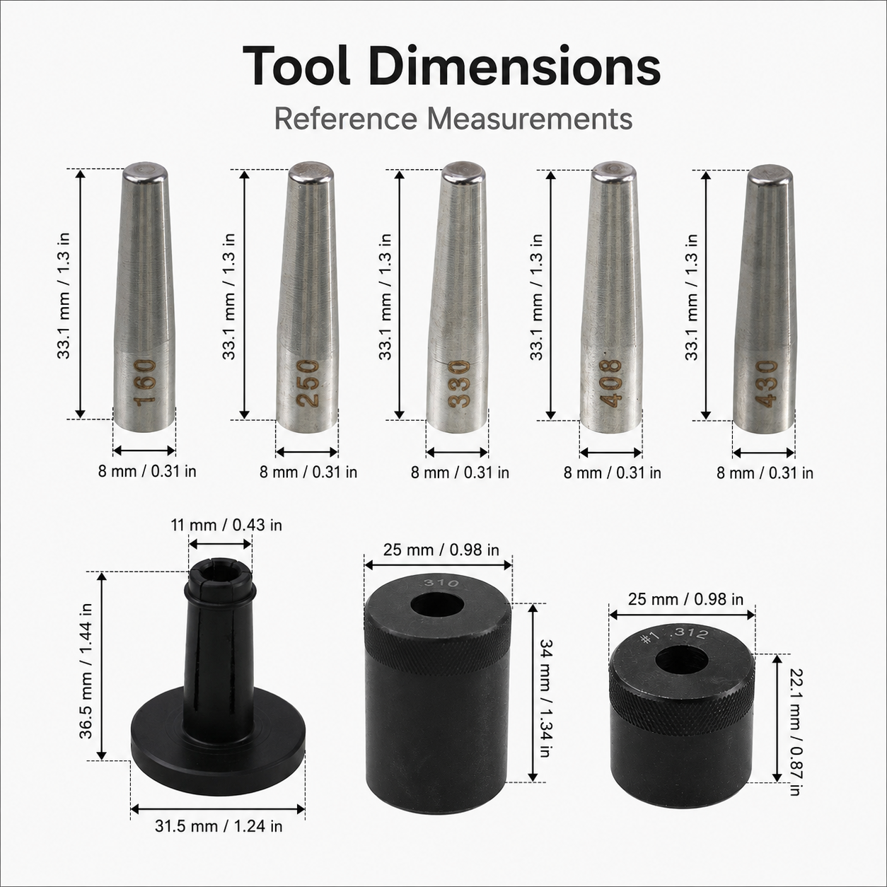 Fuel injector seal service application area reference
